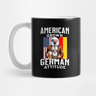 Bald Eagle Lederhosen American Ger Patriotic Mug